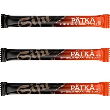 Лакричная палочка Sisu Pätkä lakritsipatukka солёная лакрица 14 гр