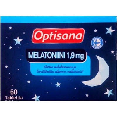 Мелатонин для сна Optisana Melatoniini 1.9 mg, 60 табл