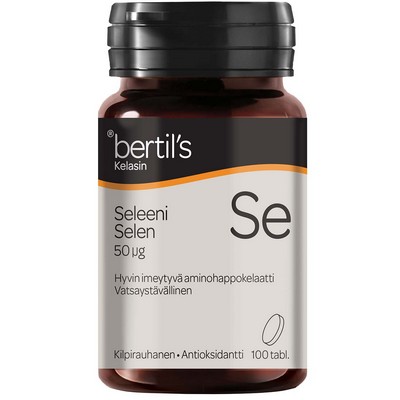 Селен 50 мг BERTIL'S KELASIN SELEENI, 100 табл