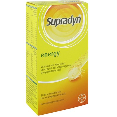 Витаминный комплекс для энергии Supradyn Energy, 30 шипучих таблеток