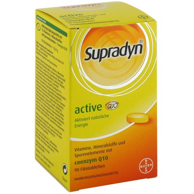 Витаминный комплекс Supradyn Active Q10, 90 табл
