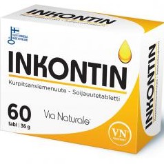 Экстракт семян тыквы при слабом мочеиспускании INKONTIN, 60 табл