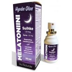 Мелатонин спрей для сна Hyvän Olon Melatoniinisuihke 1,9mg, 30 мл