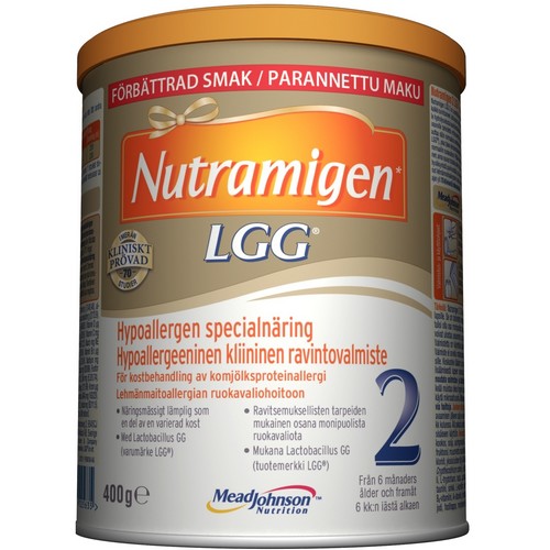 Детская смесь NUTRAMIGEN 2 LGG (Нутрамиген гипоаллергенный), 400 гр