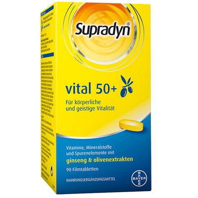 Витаминный комплекс после 50 лет Supradyn Супрадин Vital 50+, 90 табл