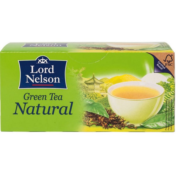 Lord Nelson Чай зеленый, 25шт.