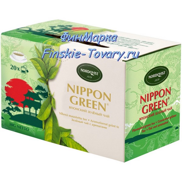 Зелёный чай по-японски Nordqvist Nippon Green, 20 пак