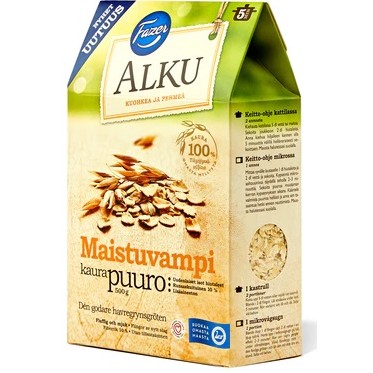 Вкусная овсянка Fazer Alku Maistuvanpi 500гр
