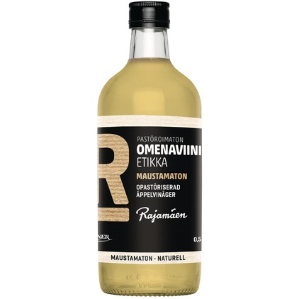 Яблочный уксус Rajamäen omenaviinietikka maustamaton, 500 мл