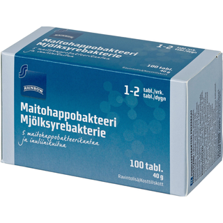 Молочно-кислые бактерии +инулин Rainbow maitohappobakteeri, 100 табл