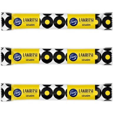 Лакричная палочка с лимоном Fazer lakritsi lemon, 20 гр