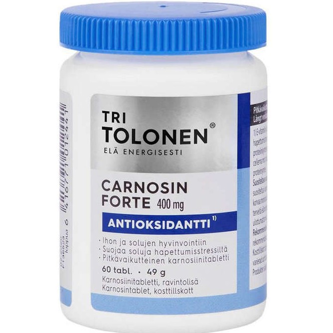 Карнозин Tolonen Carnosin Forte 400 mg, 60 табл