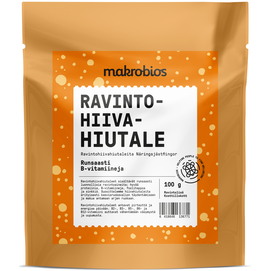Дрожжевая добавка витаминов B MakroBios Ravintohiivahiutale, 100 гр