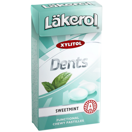 Пастилки без сахара Läkerol Dents Sweetmint
