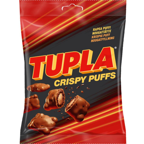 Шоколадные конфеты с нугой Tupla Crispy Puffs 170 гр