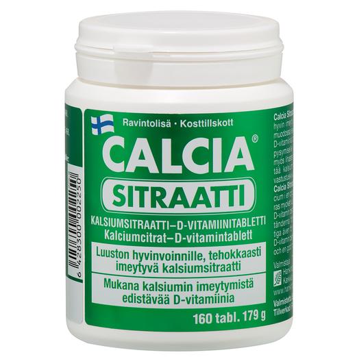 Кальций и витамин Д Calcia Sitraatti, 160 табл