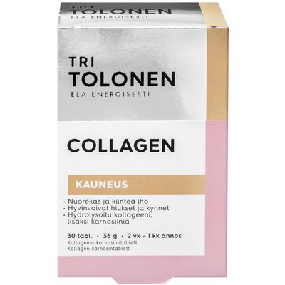 Коллаген для красивой кожи, волос и ногтей Tolonen Collagen, 30 табл