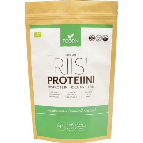 Рисовый протеин Foodin riisiproteiiini 650 гр
