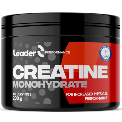 Креатин Leader Sports Nutrition Kreatiinimonohydraatti +витамин C, 200 гр