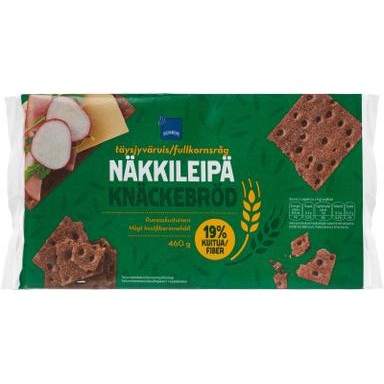 Ржаные хлебцы Rainbow Täysjyväruis Näkkileipä, 460 гр