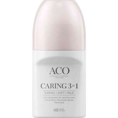 Ухаживающий антиперсперант без спирта ACO Caring 3-in-1, 50 ml