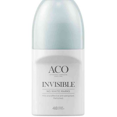 Антиперсперант не оставляющий следов на одежде ACO Invisible, 50 мл