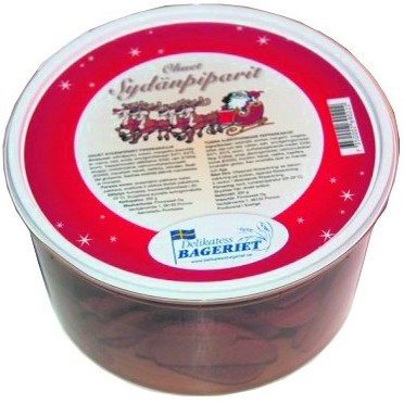 Печенье имбирное Bageriet Ohuet Sydanpiparit