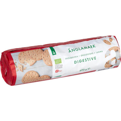 Злаковые печенья Änglamark digestive luomu 400 гр