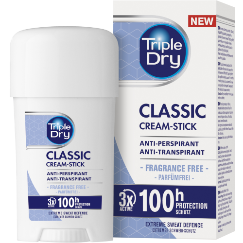 Антиперсперант стик Triple Dry 100h Classic antiperspirant cream stick 50 мл