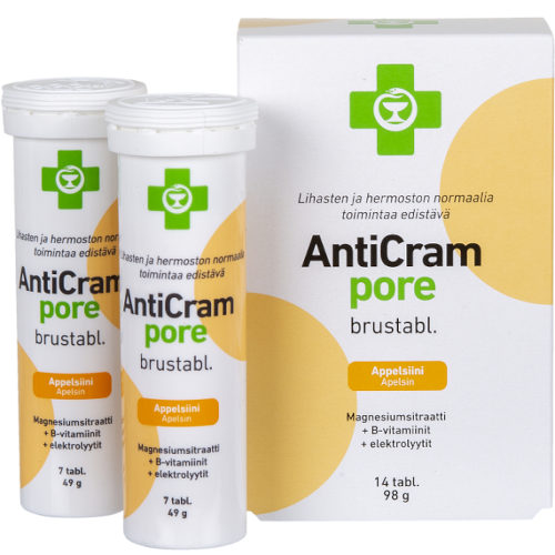 Комплекс минералов и витамины B Apteekki Anticramp Force 14 таблеток