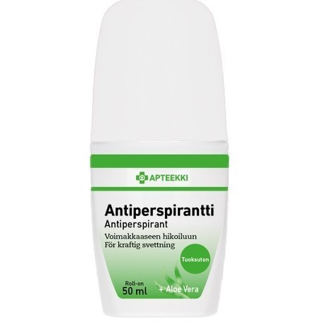 Антиперсперант шариковый без запаха Apteekki Antiperspirantti 50 мл