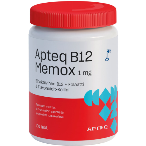 Витамин b12 и фолиевая кислота Apteq B12 Memox + foolihappo, 100 табл