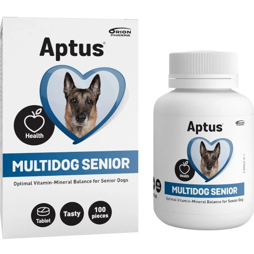 Витаминная добавка для взрослых собак Aptus MULTIDOG SENIOR, 100 табл