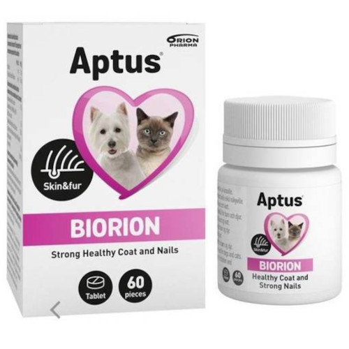 Витамины для шерсти и кожи собак и кошей Aptus Biorion 60 табл