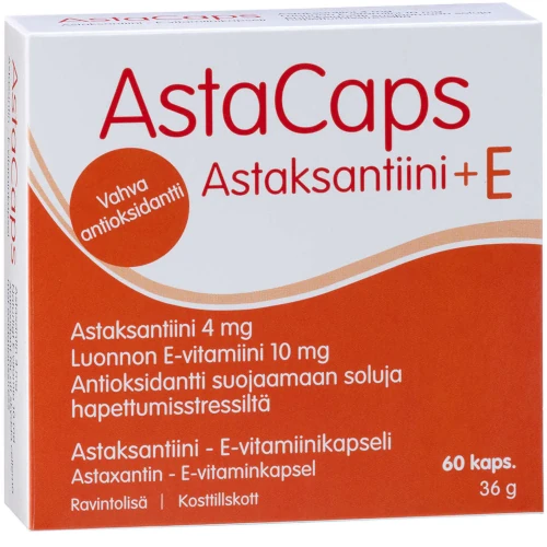 Астаксантин и витамин E Astacaps, 60 капс
