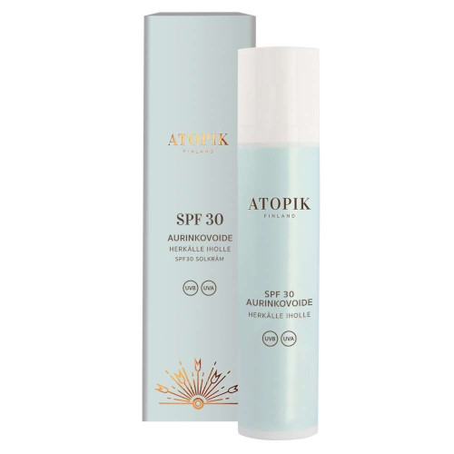 Солнцезащитный крем для чувствительной кожи ATOPIK SPF 30 aurinkosuojavoide, 100 мл