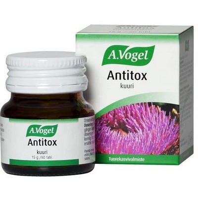 Травяной БАД для поддержания здоровья печени A.Vogel Antitox, 60 табл