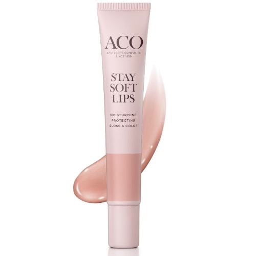 Бальзам-крем для губ с легким карамельным оттенком ACO STAY SOFT LIPS CARAMEL NUDE 12 ML