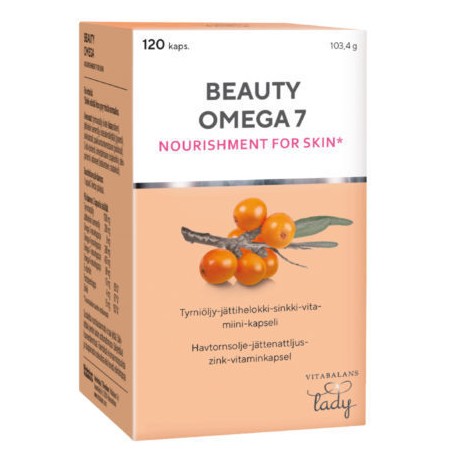 Омега для красоты кожи Beauty Omega 7, 120 капсул