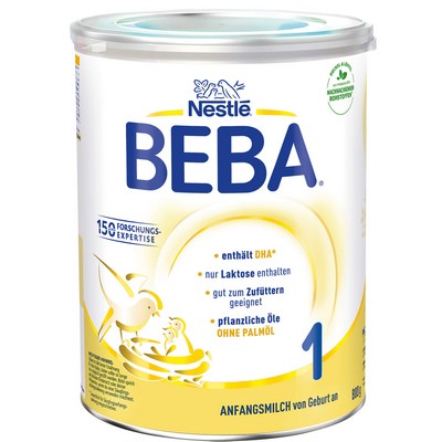 Детская сухая смесь с рождения Nestle Beba 1, 800 гр без пальмового масла
