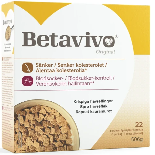 Бета-глюкан для снижения холестерина Betavivo 506 гр 22 порции