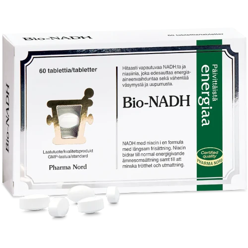 Для работы мозга и стабильной нервной системы Bio-NADH, 60 табл