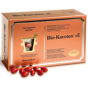Pharma Nord Bio-Karoten+E витамины для кожи, 60 капс