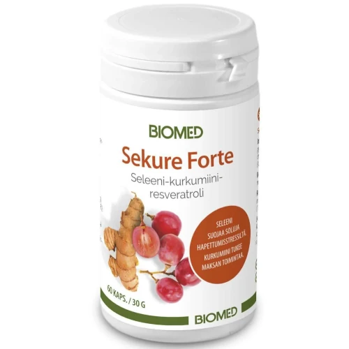 Куркумин+ревератрол+селен Biomed Sekure Forte, 60 капс