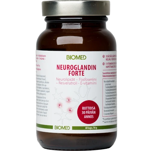 Ресвератрол и льняное масло Biomed Neuroglandin Forte, 36 капс
