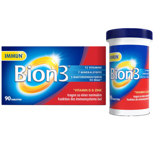 Витаминный комплекс с лактобактериями Bion3 Immun, 90 табл