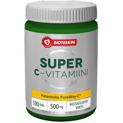 Витамин С 500 мкг Super C-vitamiini, 100 табл