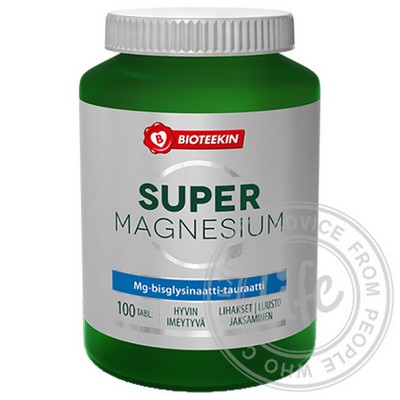 Магний Bioteekin Super Magnesium, 100 табл