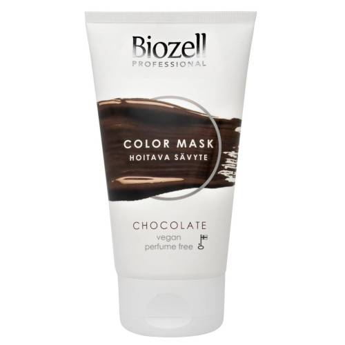Красящая маска для волос “Шоколад” Biozell Color Mask Chocolate, 150 мл