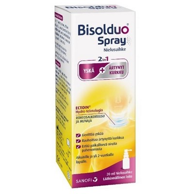 Спрей первой помощь при кашле Bisolduo Spray 20 ml